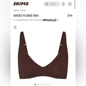 Skims Naked Plunge Bra